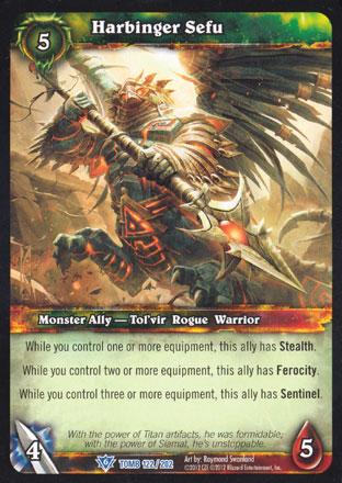 World of Warcraft TCG | Harbringer Sefu - Tomb of the Forgotten 122/202 | The Nerd Merchant