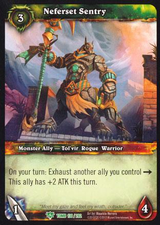 World of Warcraft TCG | Neferset Sentry - Tomb of the Forgotten 130/202 | The Nerd Merchant