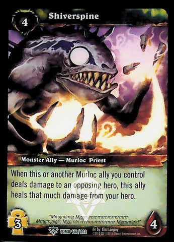 World of Warcraft TCG | Shiverspine (Foil) - Tomb of the Forgotten 146/202 | The Nerd Merchant