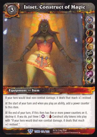 World of Warcraft TCG | Isiset, Construct of Magic - Tomb of the Forgotten 176/202 | The Nerd Merchant