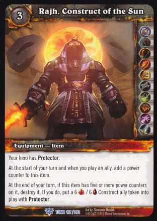 World of Warcraft TCG | Rajh, Construct of the Sun - Tomb of the Forgotten 177/202 | The Nerd Merchant