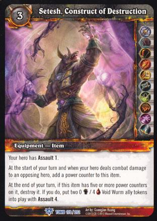 World of Warcraft TCG | Setesh, Construct of Destruction - Tomb of the Forgotten 178/202 | The Nerd Merchant