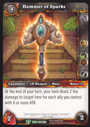 World of Warcraft TCG | Hammer of Sparks - Tomb of the Forgotten 187/202 | The Nerd Merchant
