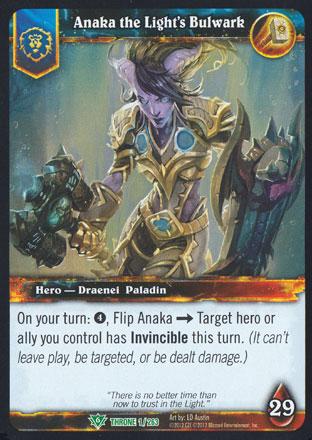 World of Warcraft TCG | Anaka the Light's Bulwark - Throne of the Tides 1/263 | The Nerd Merchant