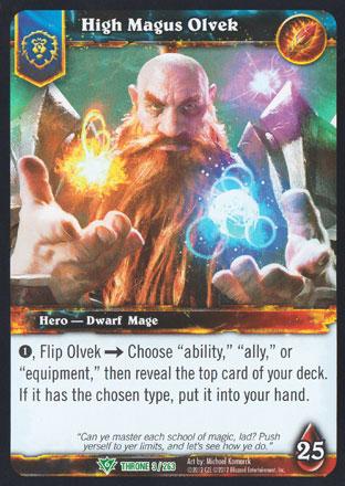 World of Warcraft TCG | High magus Olvek - Throne of the Tides 3/263 | The Nerd Merchant