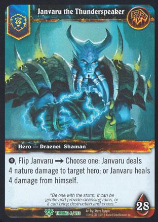 World of Warcraft TCG | Janvaru the Thunderspeaker - Throne of the Tides 4/263 | The Nerd Merchant