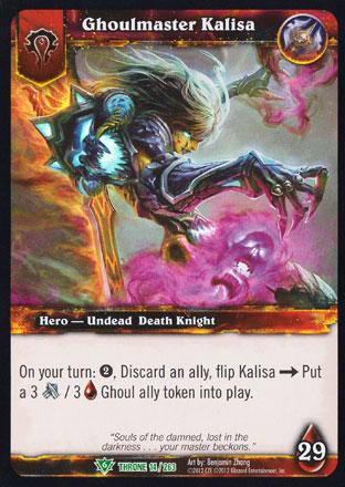 World of Warcraft TCG | Ghoulmaster Kalisa - Throne of the Tides 14/263 | The Nerd Merchant