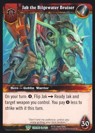 World of Warcraft TCG | Jak the Bilgewater Bruiser - Throne of the Tides 16/263 | The Nerd Merchant