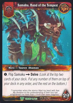 World of Warcraft TCG | Samaku, Hand of the Tempest - Throne of the Tides 19/263 | The Nerd Merchant