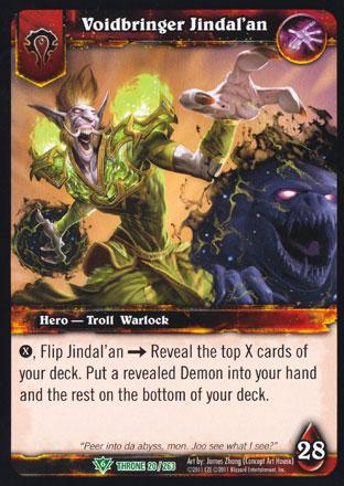 World of Warcraft TCG | Voidbringer Jindal'an - Throne of the Tides 20/263 | The Nerd Merchant