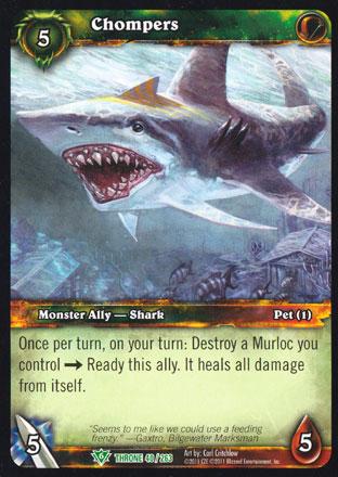 World of Warcraft TCG | Chompers - Throne of the Tides 40/263 | The Nerd Merchant