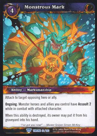 World of Warcraft TCG | Monstrous Mark - Throne of the Tides 43/263 | The Nerd Merchant