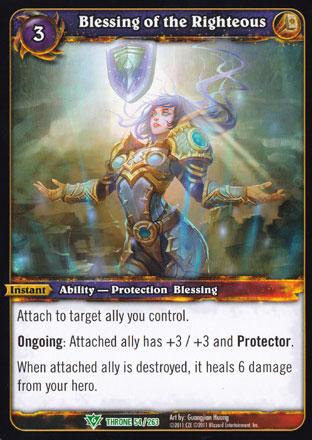 World of Warcraft TCG | Blessing of the Righteous - Throne of the Tides 54/263 | The Nerd Merchant