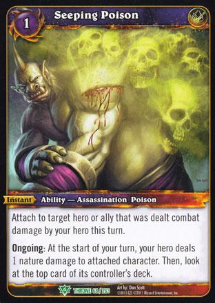 World of Warcraft TCG | Seeping Poison - Throne of the Tides 68/263 | The Nerd Merchant