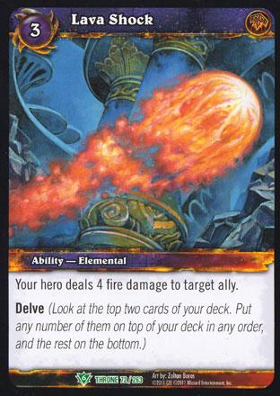 World of Warcraft TCG | Lava Shock - Throne of the Tides 72/263 | The Nerd Merchant