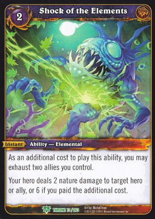 World of Warcraft TCG | Shock of the Elements - Throne of the Tides 73/263 | The Nerd Merchant