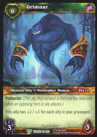 World of Warcraft TCG | Grimnar - Throne of the Tides 77/263 | The Nerd Merchant