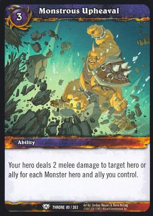 World of Warcraft TCG | Monstrous Upheaval - Throne of the Tides 89/263 | The Nerd Merchant