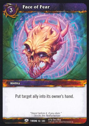 World of Warcraft TCG | Face of Fear - Throne of the Tides 92/263 | The Nerd Merchant