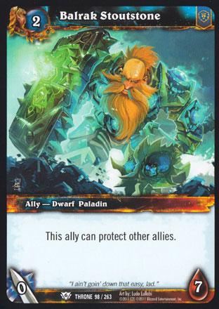 World of Warcraft TCG | Balrak Stoutstone - Throne of the Tides 98/263 | The Nerd Merchant