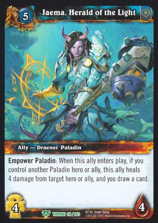 World of Warcraft TCG | Jaema, Herald of the Light - Throne of the Tides 114/263 | The Nerd Merchant