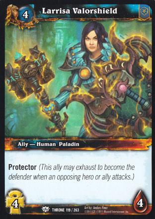 World of Warcraft TCG | Larrisa Valorshield - Throne of the Tides 119/263 | The Nerd Merchant