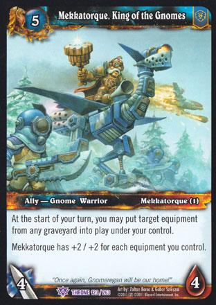 World of Warcraft TCG | Mekkatorque, King of the Gnomes - Throne of the Tides 123/263 | The Nerd Merchant