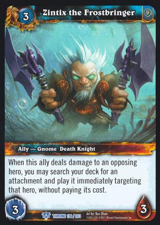 World of Warcraft TCG | Zintix the Frostbringer - Throne of the Tides 136/263 | The Nerd Merchant