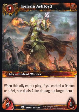 World of Warcraft TCG | Kelena Ashford - Throne of the Tides 157/263 | The Nerd Merchant