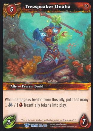 World of Warcraft TCG | Treespeaker Onaha - Throne of the Tides 170/263 | The Nerd Merchant