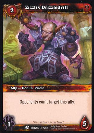 World of Warcraft TCG | Zizzlix Drizzledrill - Throne of the Tides 175/263 | The Nerd Merchant