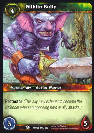 World of Warcraft TCG | Gilblin Bully - Throne of the Tides 177/263 | The Nerd Merchant