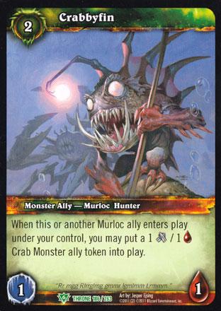 World of Warcraft TCG | Crabbyfin - Throne of the Tides 186/263 | The Nerd Merchant