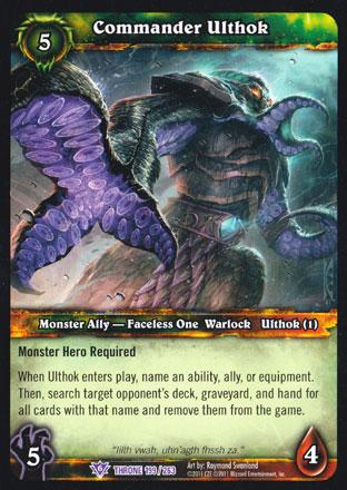 World of Warcraft TCG | Commander Ulthok - Throne of the Tides 199/263 | The Nerd Merchant