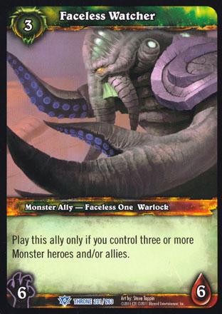 World of Warcraft TCG | Faceless Watcher - Throne of the Tides 201/263 | The Nerd Merchant