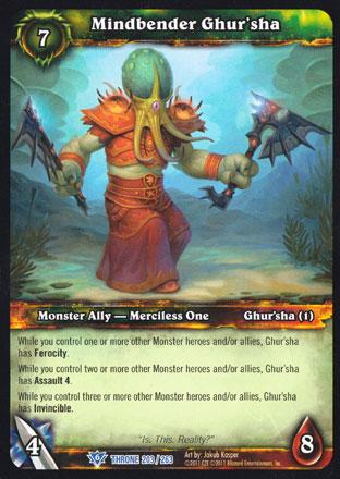 World of Warcraft TCG | Mindbender Ghur'sha - Throne of the Tides 203/263 | The Nerd Merchant