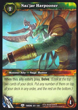 World of Warcraft TCG | Naz'jar Harpooner - Throne of the Tides 207/263 | The Nerd Merchant