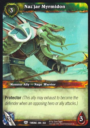 World of Warcraft TCG | Naz'jar Myrmidon - Throne of the Tides 208/263 | The Nerd Merchant