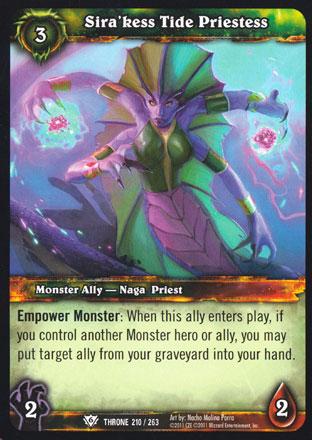 World of Warcraft TCG | Sira'kess Tide Priestess - Throne of the Tides 210/263 | The Nerd Merchant