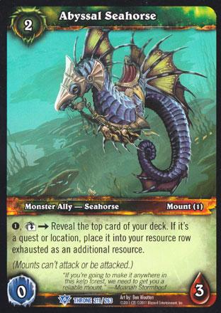 World of Warcraft TCG | Abyssal Seahorse - Throne of the Tides 211/263 | The Nerd Merchant