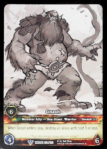 World of Warcraft TCG | Gnash (Extended Art) - Throne of the Tides 212/263 | The Nerd Merchant