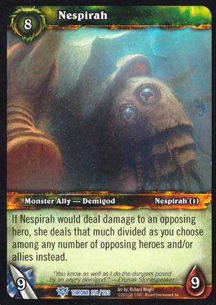 World of Warcraft TCG | Nespirah - Throne of the Tides 214/263 | The Nerd Merchant