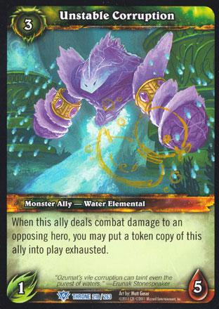 World of Warcraft TCG | Unstable Corruption - Throne of the Tides 218/263 | The Nerd Merchant