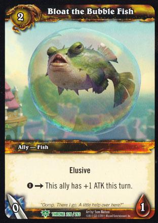 World of Warcraft TCG | Bloat the Bubble Fish - Throne of the Tides 220/263 | The Nerd Merchant