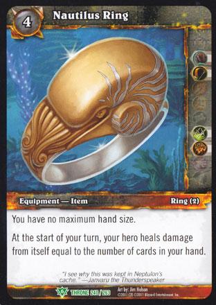 World of Warcraft TCG | Nautilus Ring - Throne of the Tides 240/263 | The Nerd Merchant