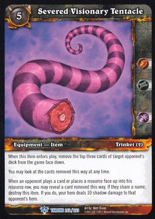 World of Warcraft TCG | Severed Visionary Tentacle - Throne of the Tides 242/263 | The Nerd Merchant