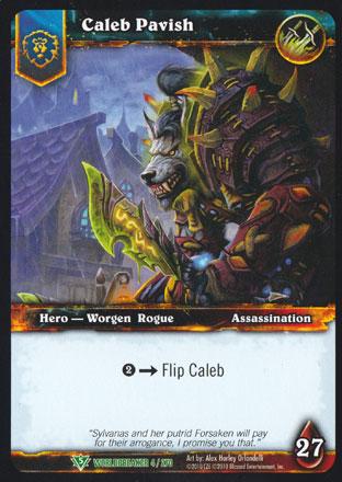 World of Warcraft TCG | Caleb Pavish - Worldbreaker 4/270 | The Nerd Merchant