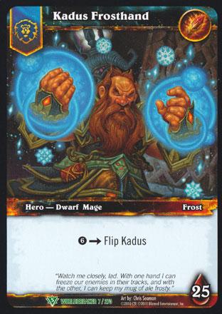 World of Warcraft TCG | Kadus Frosthand - Worldbreaker 7/270 | The Nerd Merchant