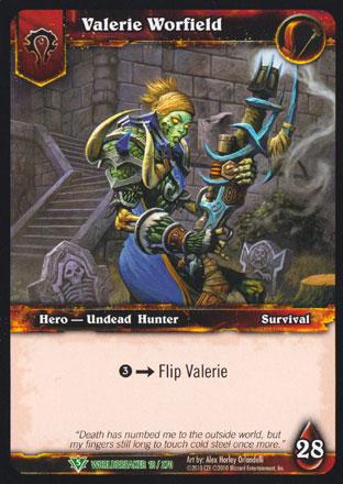 World of Warcraft TCG | Valerie Worfield - Worldbreaker 18/270 | The Nerd Merchant