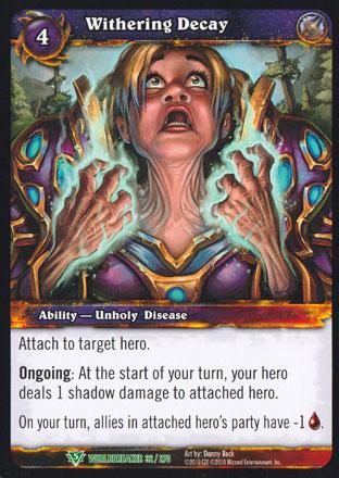 World of Warcraft TCG | Withering Decay - Worldbreaker 32/270 | The Nerd Merchant